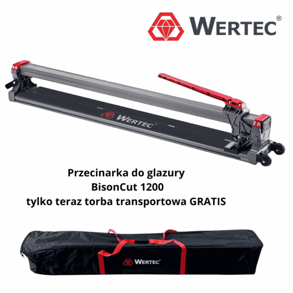 Maszynka do cięcia płytek 1200 mm BisonCut + torba WERTEC