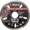 Tarcza diamentowa do gresu, spieków i płytek 100x0,8x22,23mm NanoCUT CleanCUT WERTEC