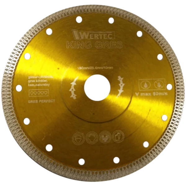Tarcza diamentowa do gresu X-turbo KING GRES 180 x 22,23 mm WERTEC
