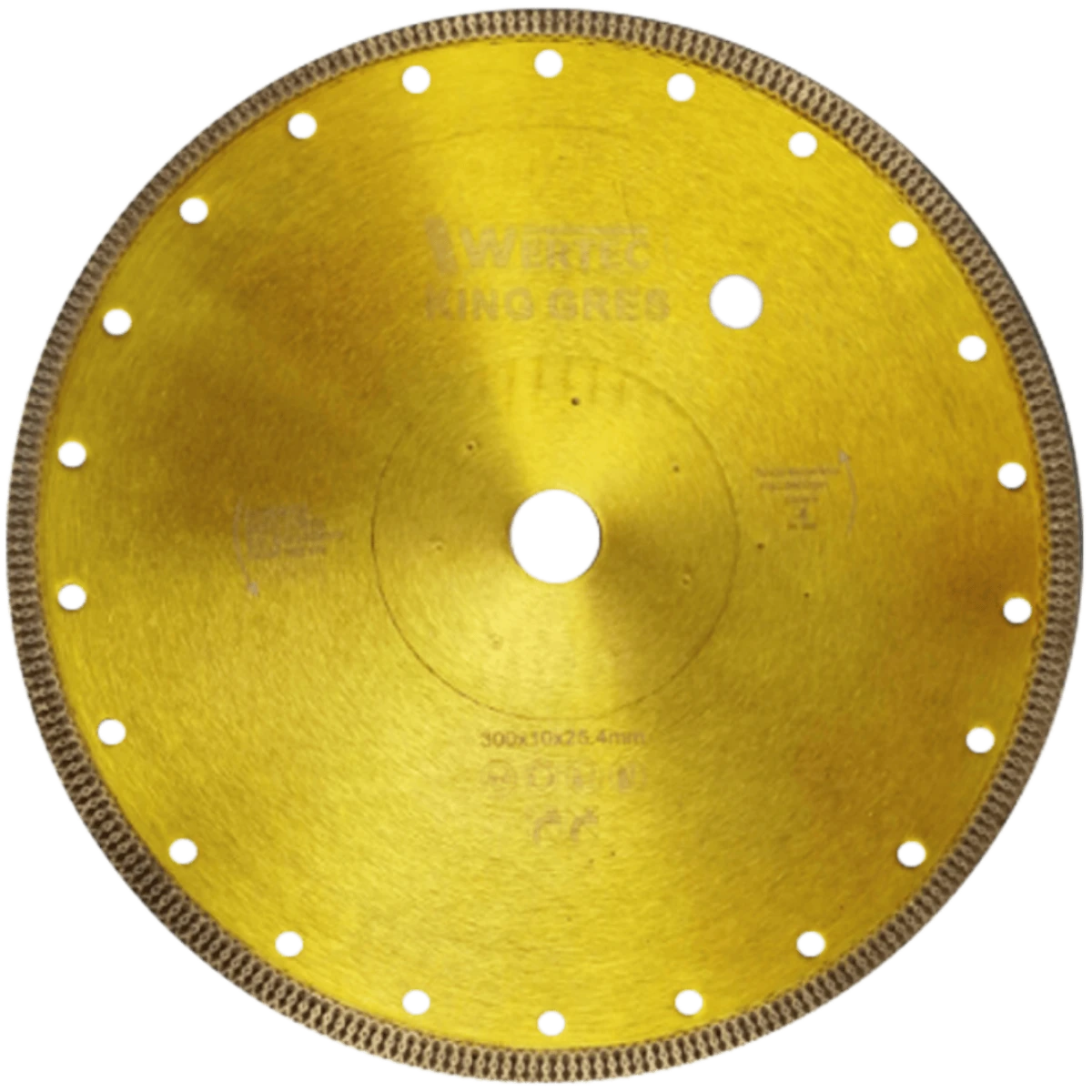 Tarcza diamentowa do gresu X-turbo KING GRES 300 x 25,4 mm WERTEC
