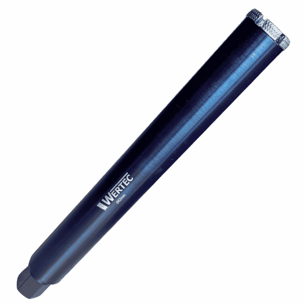 Korona wiertnicza do betonu 62×400 mm, UNC 1 1/4" WERTEC