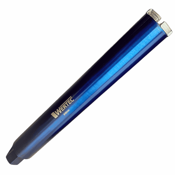 Korona wiertnicza do betonu 68×400 mm, UNC 1 1/4" WERTEC