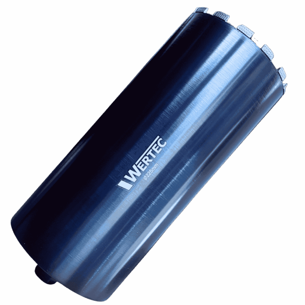 Korona wiertnicza do betonu 225×400 mm, UNC 1 1/4" WERTEC