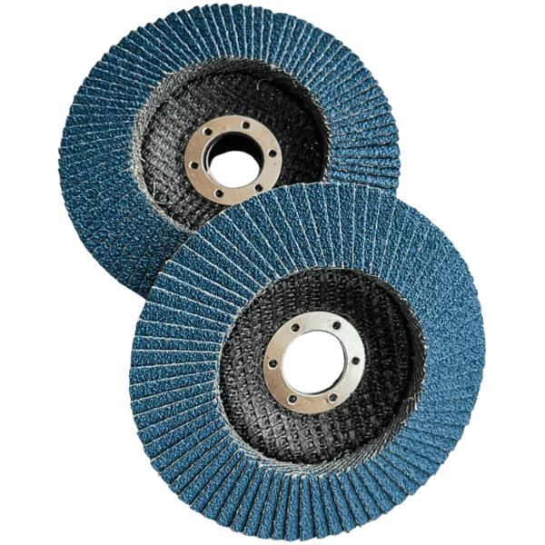 Tarcza listkowa 125 mm, gradacja 120 blue