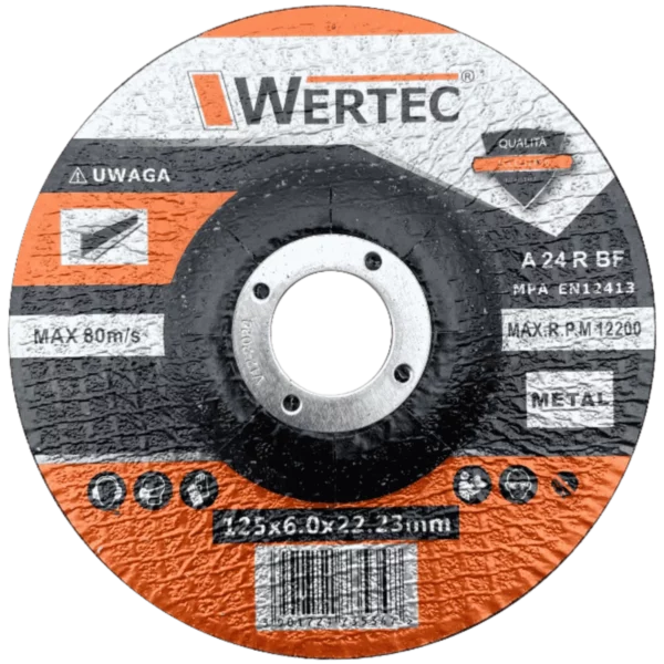 Tarcza do szlifowania Metal 125*6*22.23mm-Type27