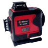 Laser poziomujący 4D 16 linii zielony WT-6099, 2 akumulatory WERTEC