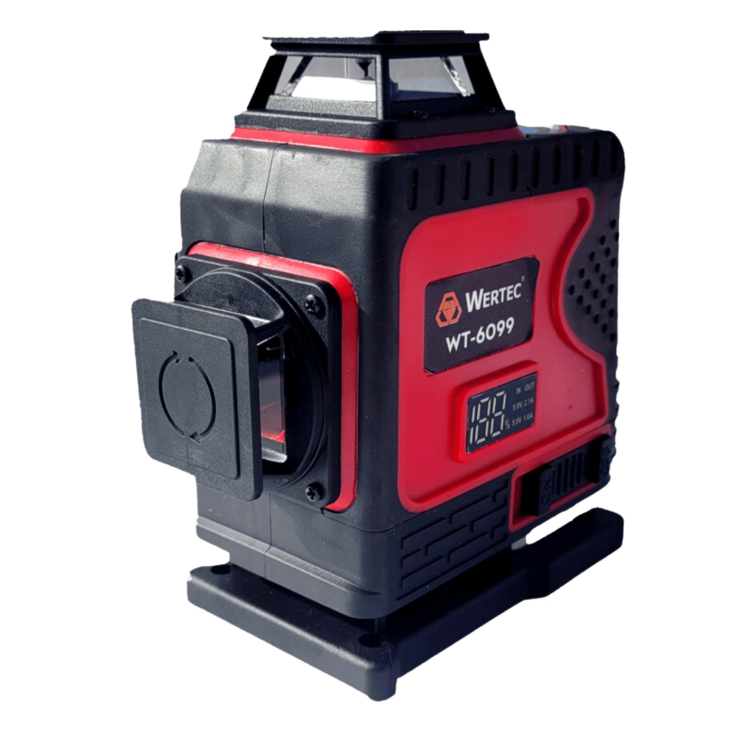 Laser poziomujący 4D 16 linii zielony WT-6099, 2 akumulatory WERTEC - obrazek 4
