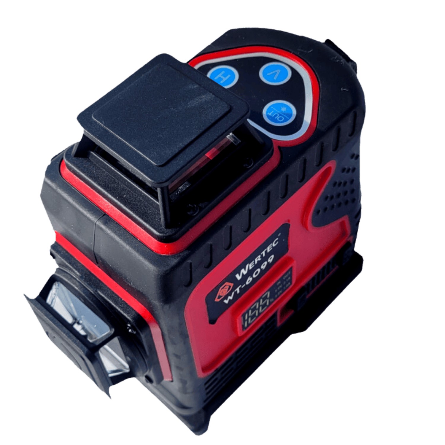 Laser poziomujący 4D 16 linii zielony WT-6099, 2 akumulatory WERTEC - obrazek 2