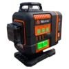 Laser poziomujący 4D 16 linii zielony WT-8799 – zasięg 40 m WERTEC