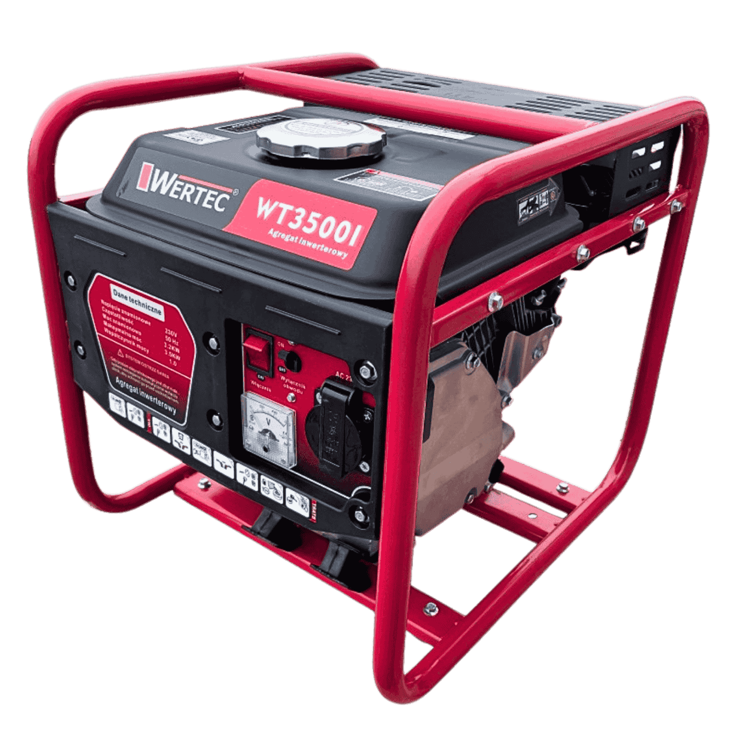 Agregat prądotwórczy inwertorowy "open frame" 3,2 kW 230 V WT3500i