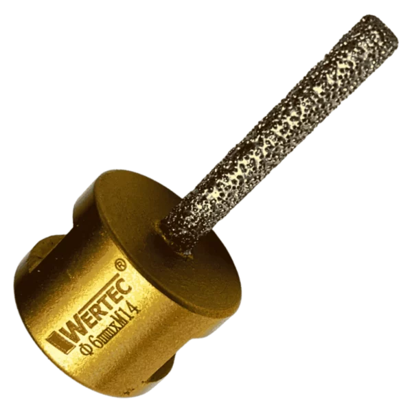 Frez lutowany próżniowo 06x50mm x M14 WERTEC
