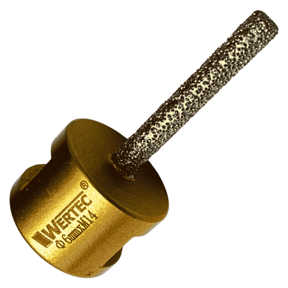 Frez lutowany próżniowo 06x50mm x M14 WERTEC