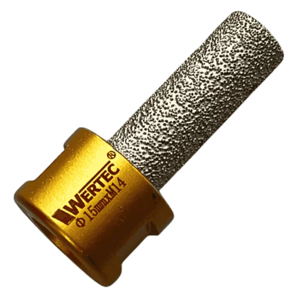 Frez lutowany próżniowo 15x50mm x M14 WERTEC