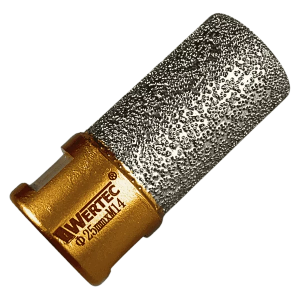 Frez lutowany próżniowo 25x50mm x M14 WERTEC