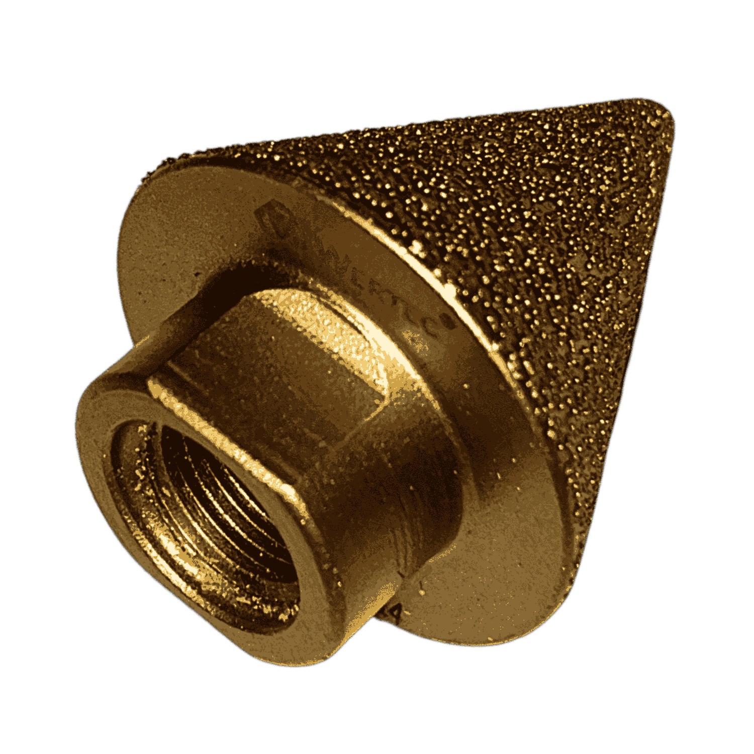Frez stożkowy 2-38mm M14 lutowany próżniowo WERTEC - obrazek 2