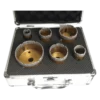 Zestaw koronek diamentowych do gresu 6 el. 20, 28, 35, 45, 50, 68 mm WERTEC