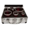 Zestaw koronek diamentowych do gresu 8 el. 6, 8, 10, 20, 30, 35, 50, 68 mm LIMITED EDITION WERTEC
