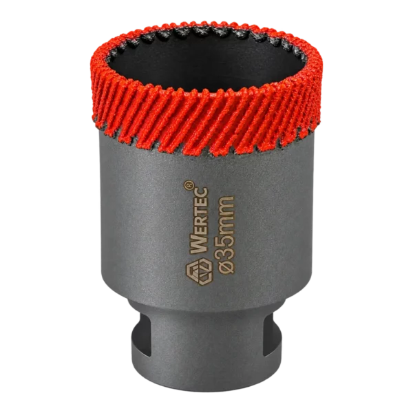 Otwornica diamentowa do gresu TurboSpeed 35 mm M14 WERTEC