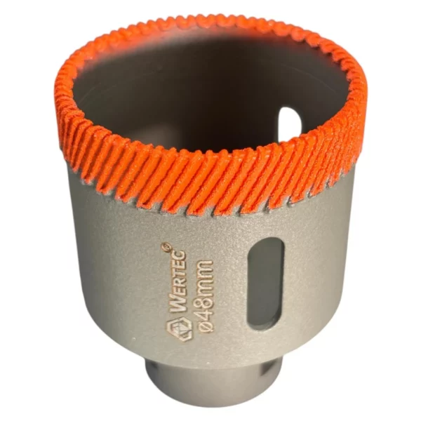 Otwornica diamentowa do gresu TurboSpeed 48 mm M14 WERTEC