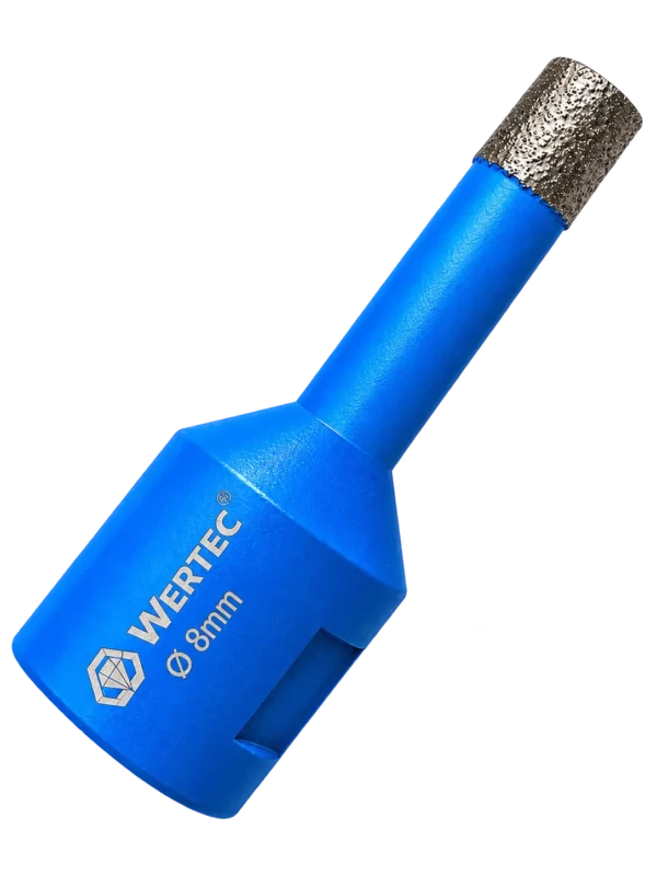 Koronka diamentowa do gresu BLUE 8 mm M14 WERTEC