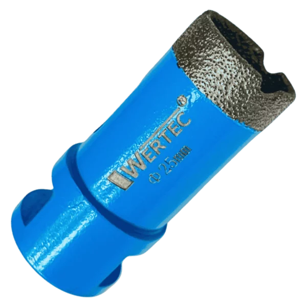 Koronka diamentowa do gresu BLUE 25 mm M14 WERTEC