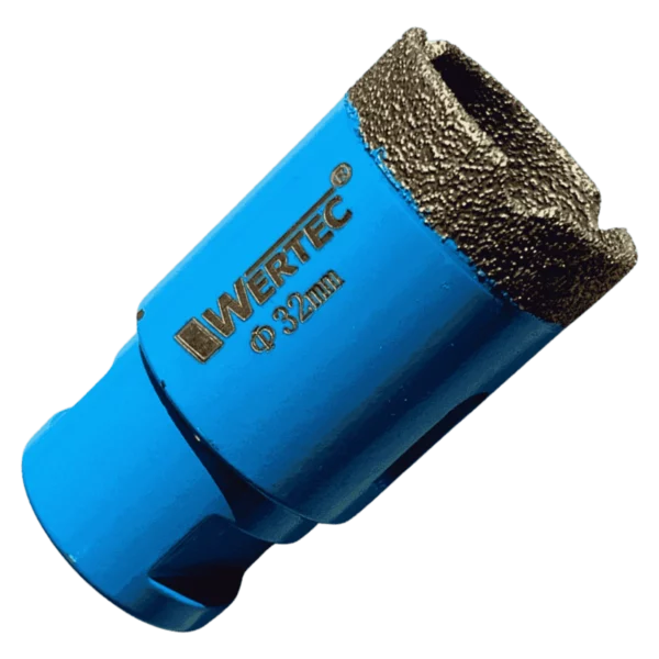 Koronka diamentowa do gresu BLUE 32 mm M14 WERTEC