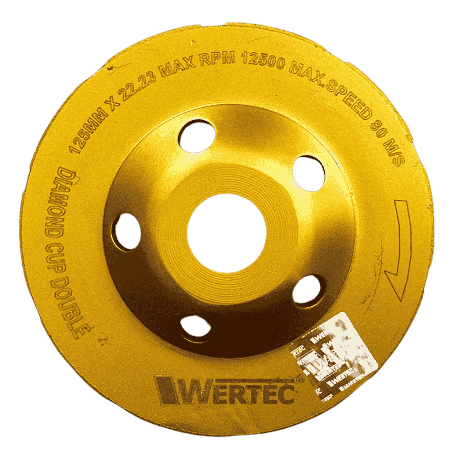 Tarcza diamentowa do szlif.125x22,23 double GOLD - obrazek 2