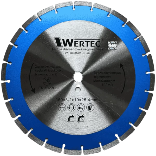 Tarcza diam 350x25,4x10mm ECO WERTEC