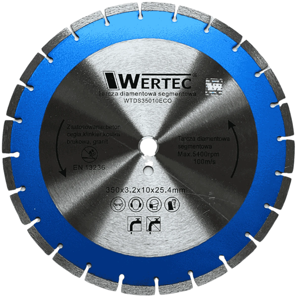 Tarcza diam 350x25,4x10mm ECO WERTEC