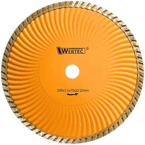 Tarcza diamentowa do betonu super turbo 230 mm WERTEC