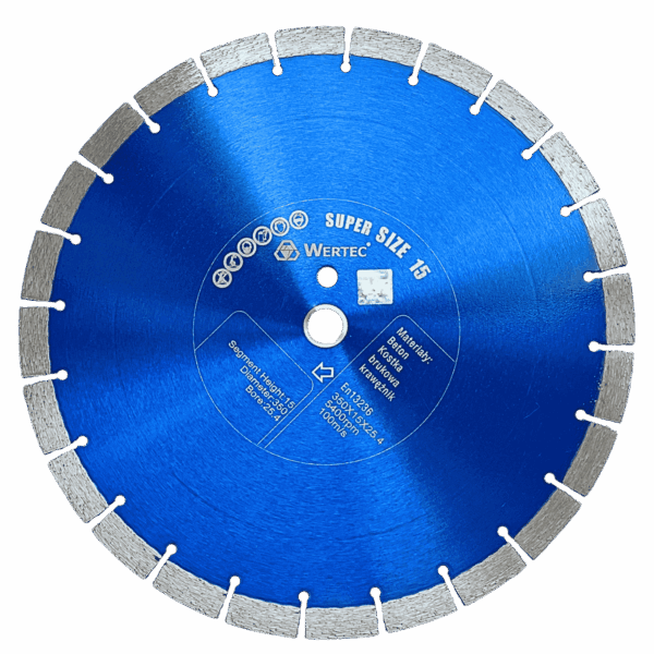 Tarcza diamentowa 350x25,4x15mm HP