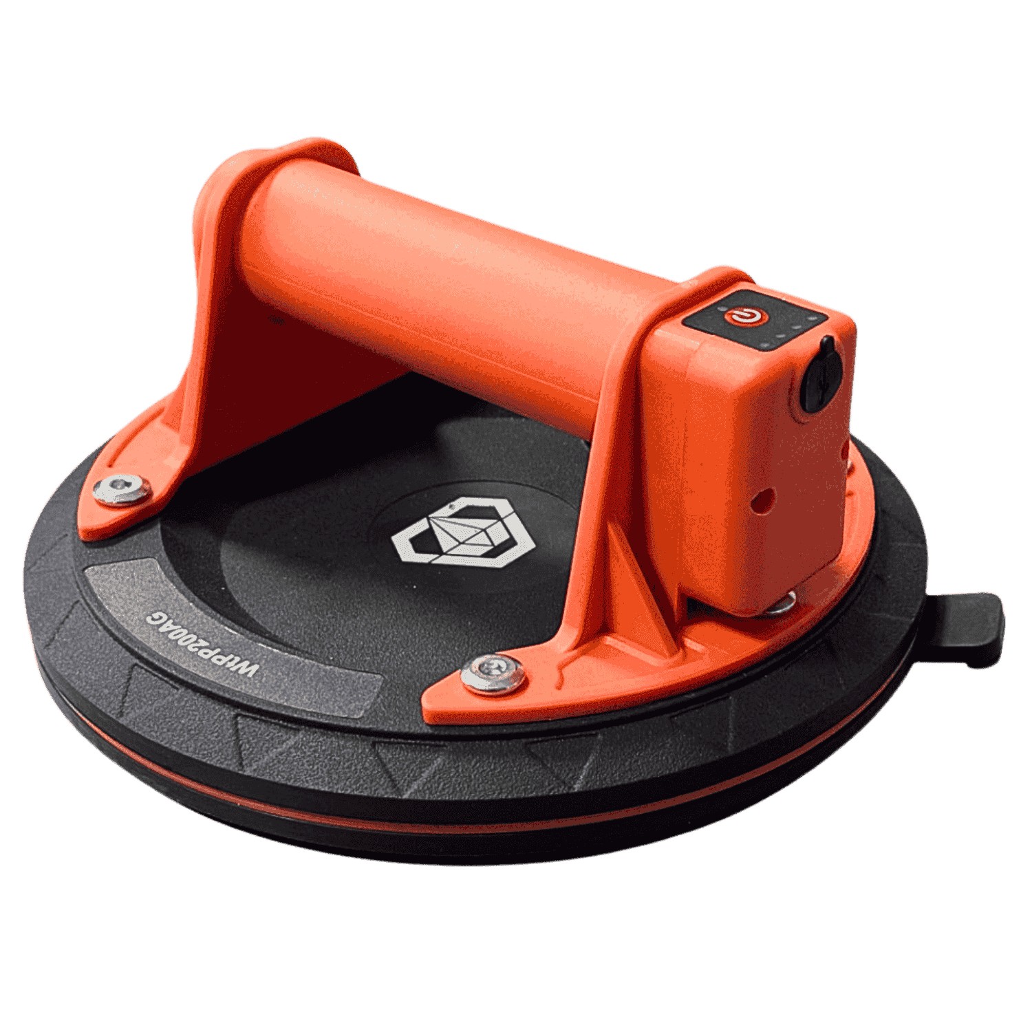 Przyssawka próżniowa automatyczna 200 mm z manometrem, czarna AG - obrazek 3