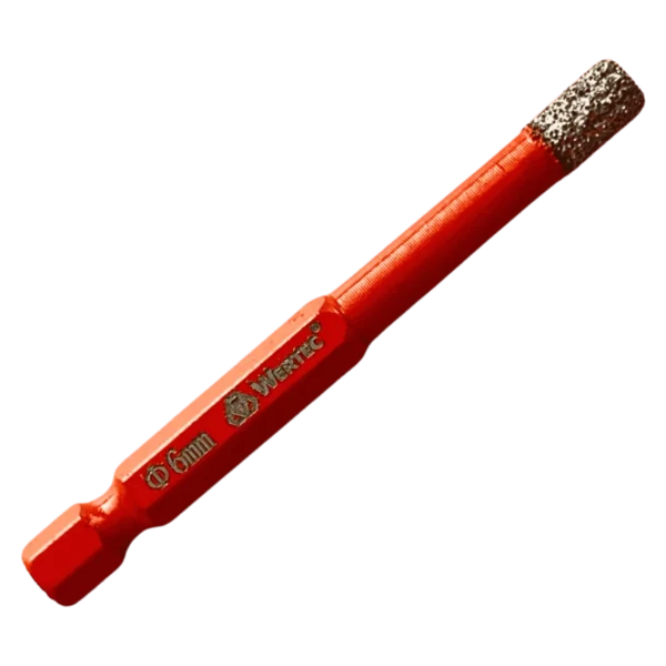 Koronka diamentowa do gresu 6 mm HEX WERTEC