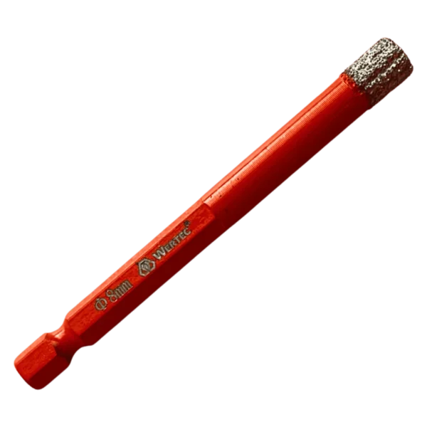 Koronka diamentowa do gresu 8 mm HEX WERTEC